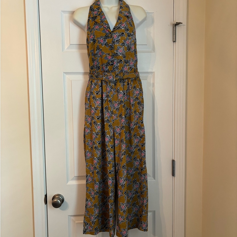 ModCloth vintage Halter Neck jumpsuit capris